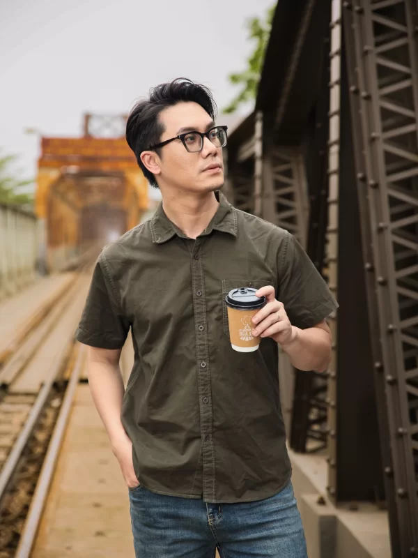 Áo Sơ Mi Nam Ngắn Tay 100% Cotton SM2403 | The Rustico