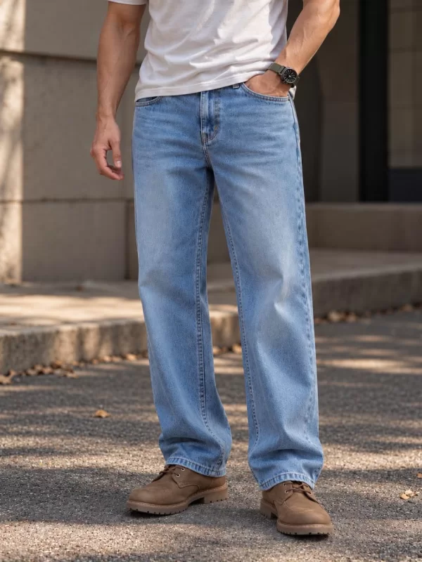 Quần Jeans Nam Dáng Suông QJ2503 | The Rustico