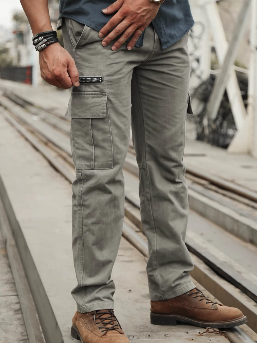 Quần Kaki Nam Co Giãn 2 Túi Hộp QKK2502 | The Rustico