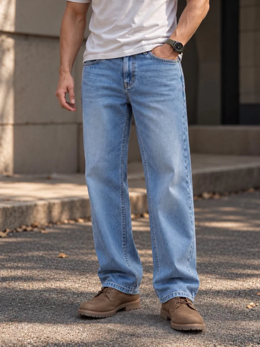 Quần Jeans Nam Dáng Suông QJ2503 | The Rustico