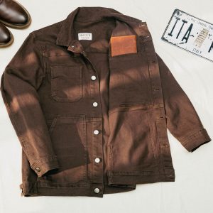 Áo khoác Jacket Kaki màu nâu Rustico phong cách bụi bặm